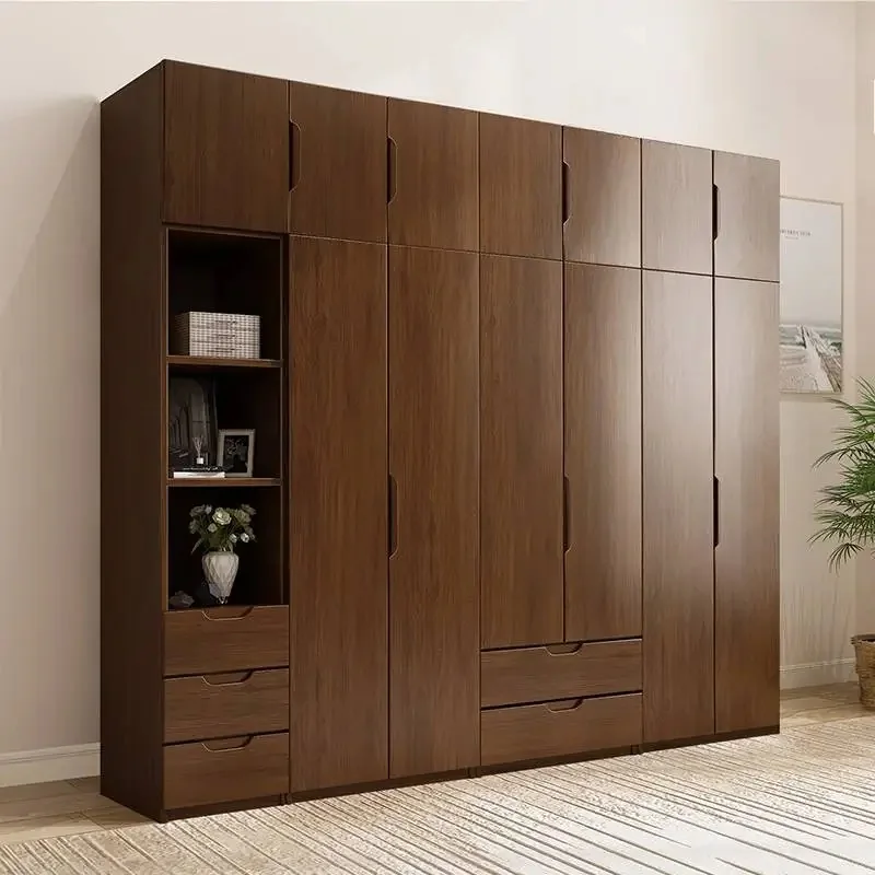Timber full-height storage wall