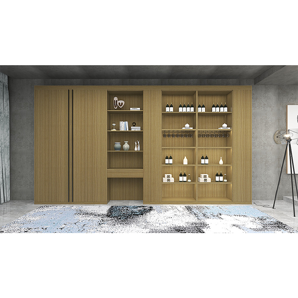 Custom multi-functional storage wall