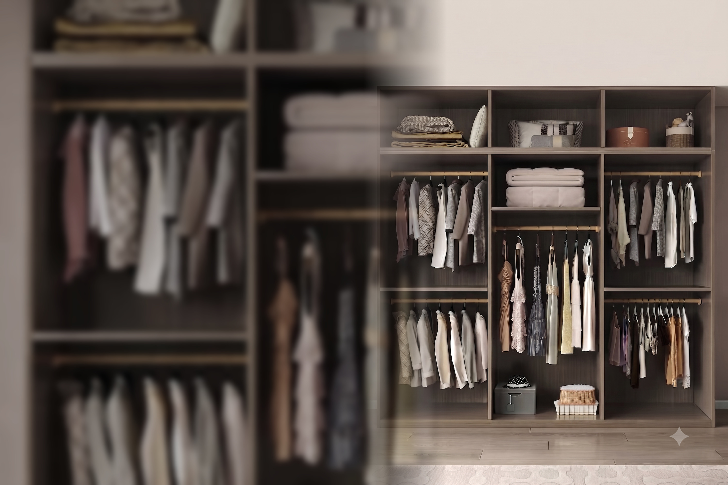 Wenhou custom wardrobe interior and storage system