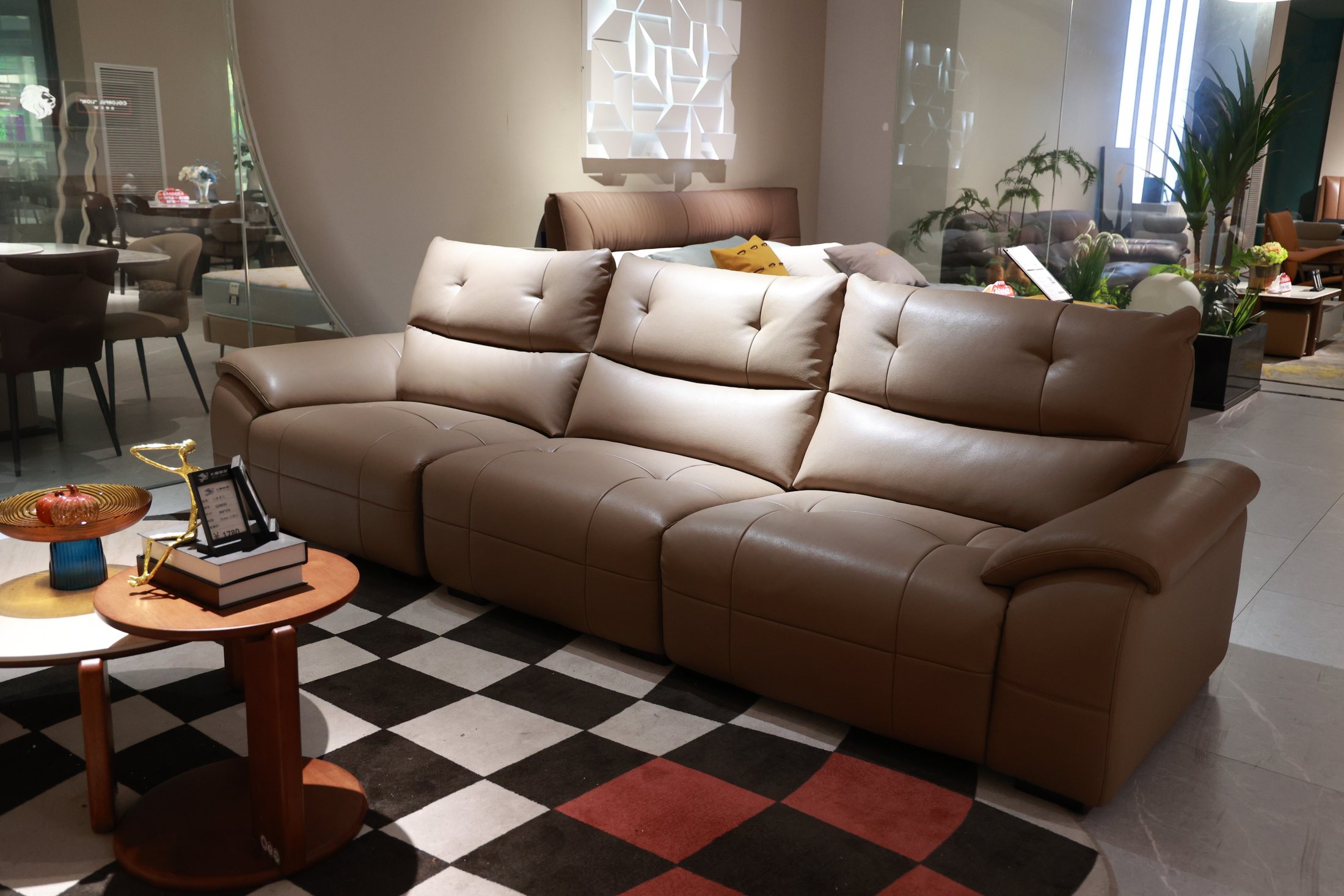 Contemporary hotel lounge sofa