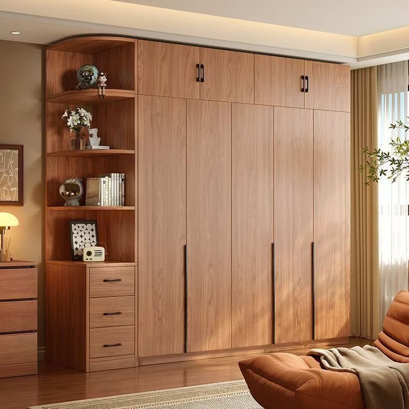 Custom wood wardrobe and whole-home cabinetry